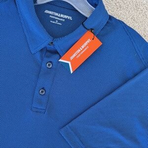 NWT Johnston & Murphy Men's Performance Polo Sz M